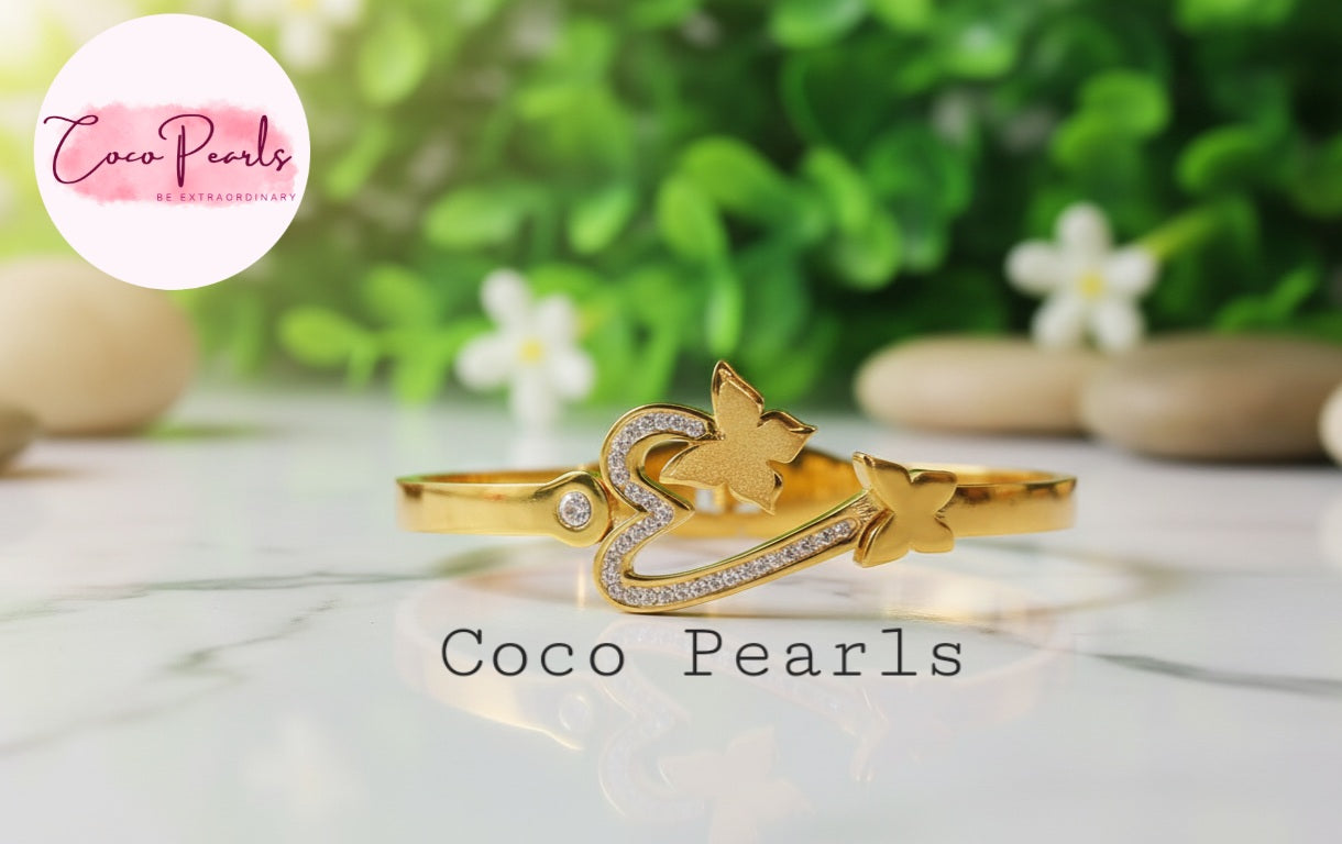 Butterfly Bliss Handcuff - Coco Pearls