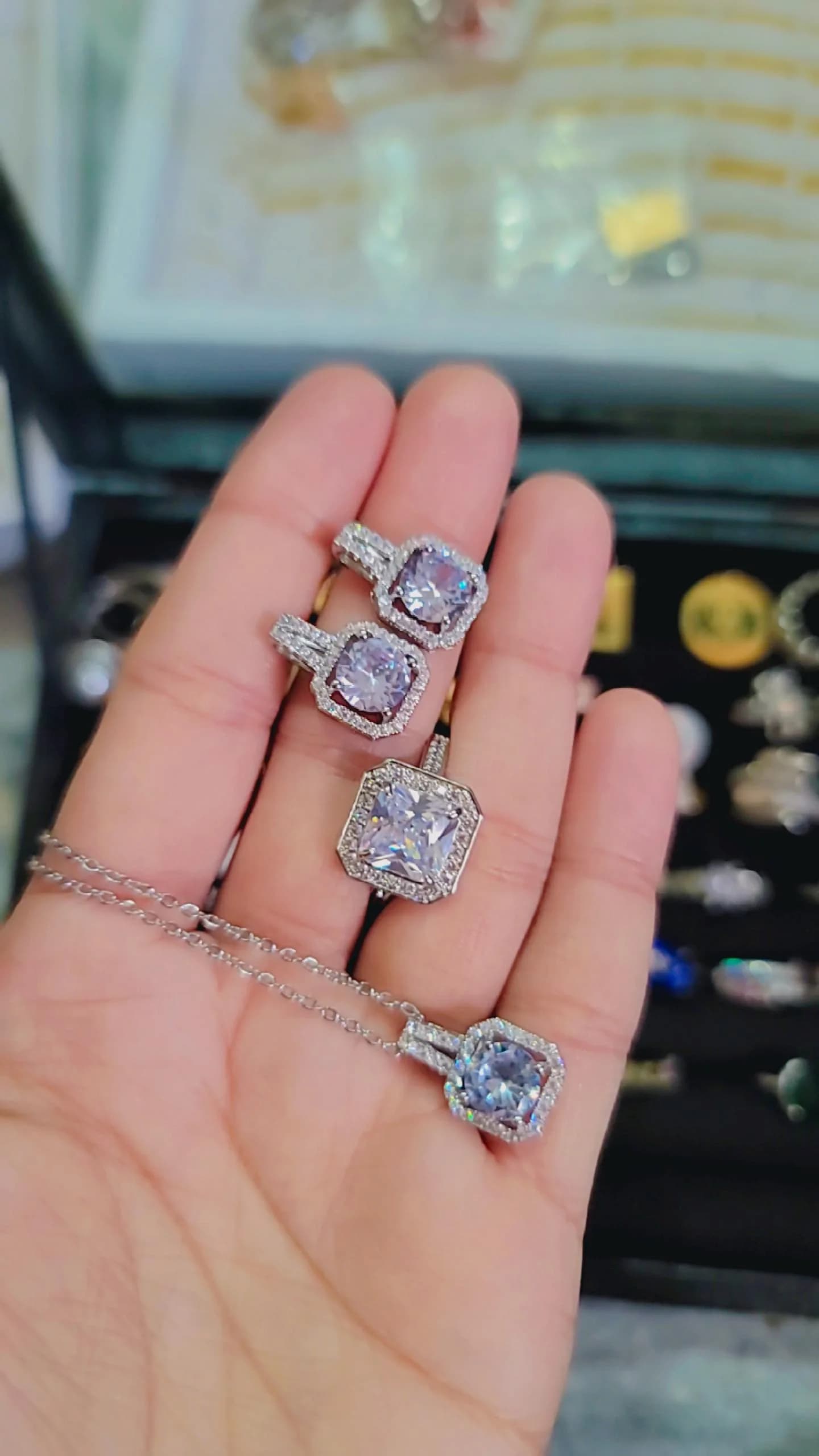 Zircon Set - Coco Pearls