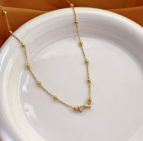 Luminous Bow Necklace