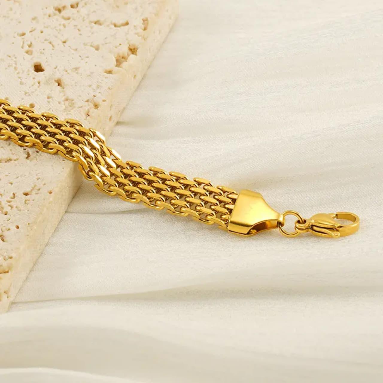Mesh Majesty Bracelet - Coco Pearls