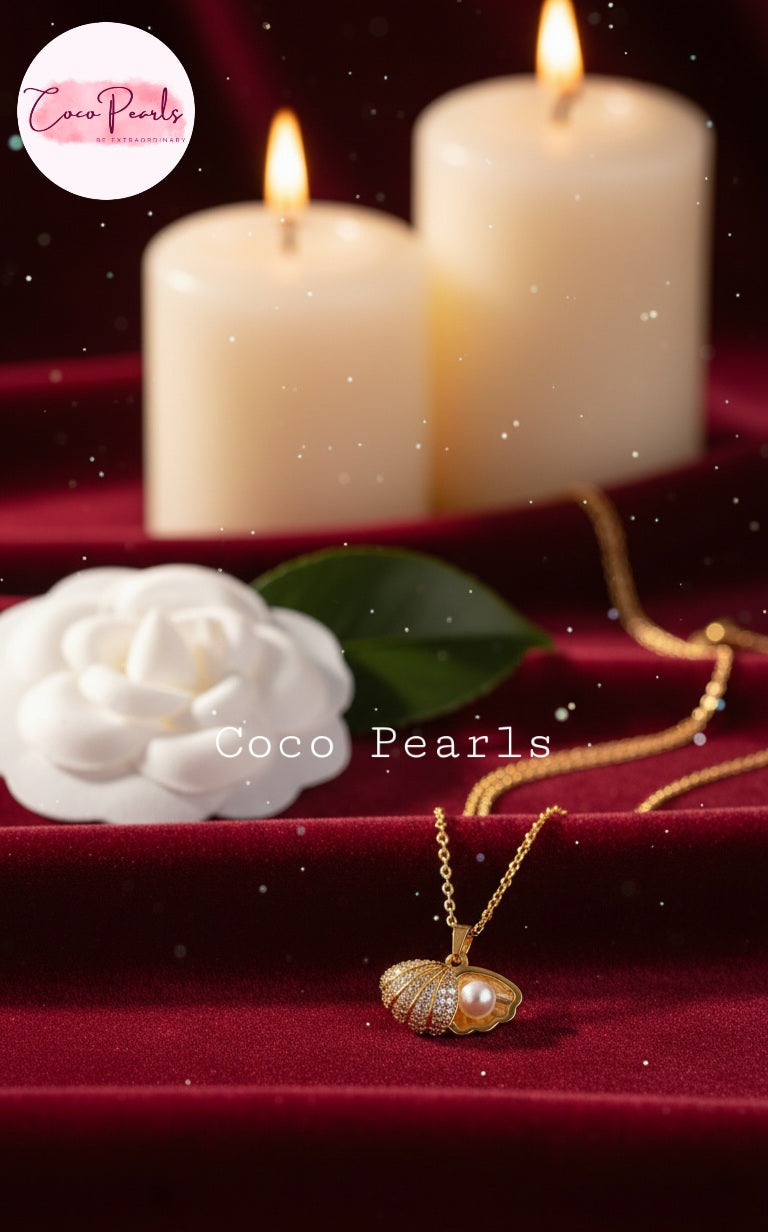 Pearl & Shell Necklace - Coco Pearls