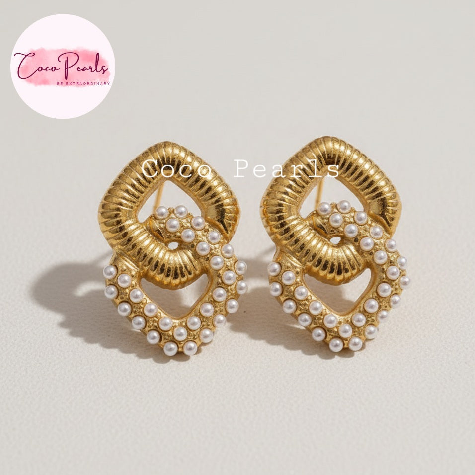 Pearl Cascade Earrings - Coco Pearls