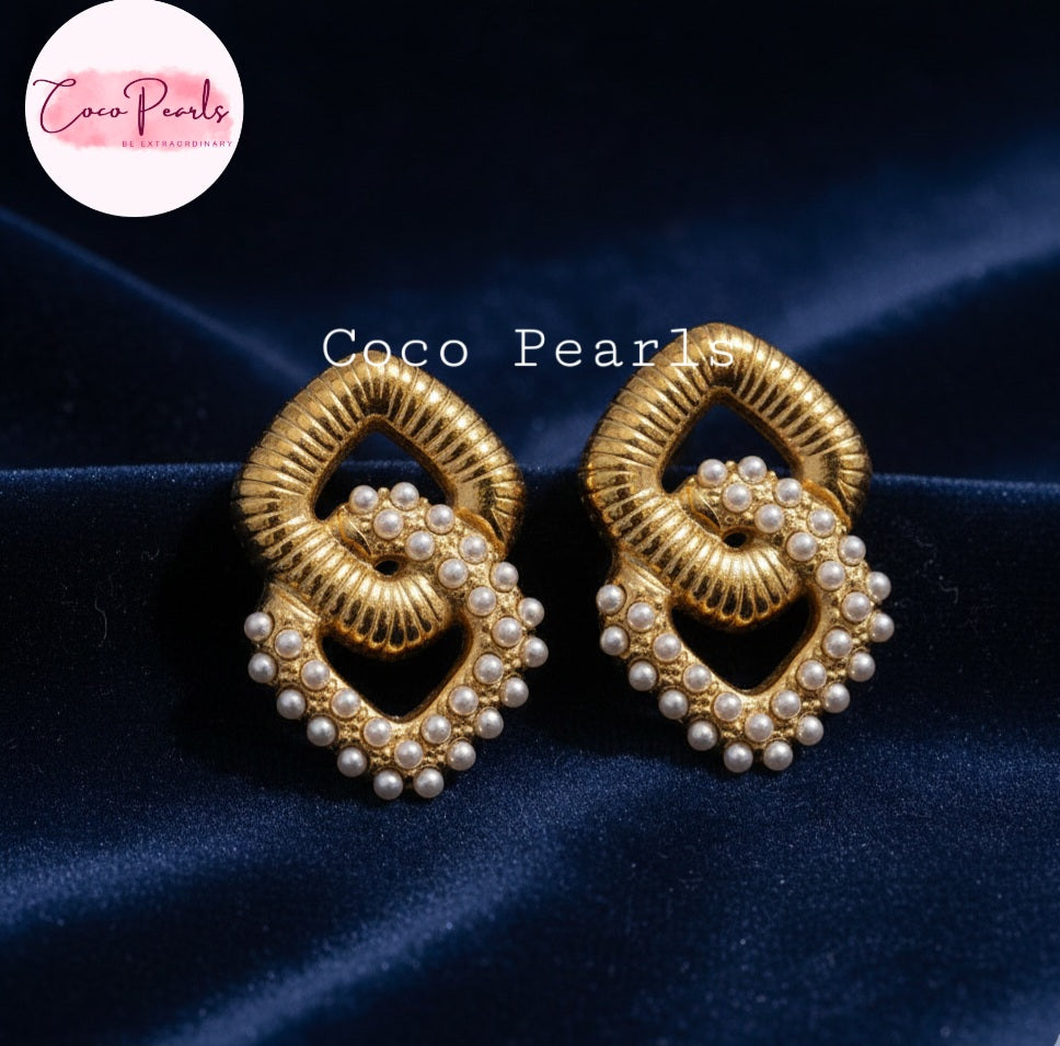 Pearl Cascade Earrings - Coco Pearls