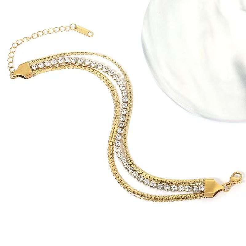 Sparkle Curve Bracelet - Coco Pearls