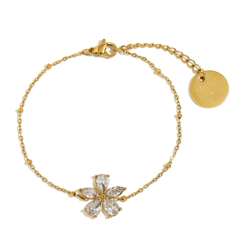 Sparkle Bloom Bracelet - Coco Pearls