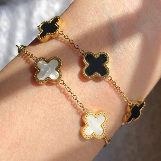 Clover Plain Bracelet - Coco Pearls