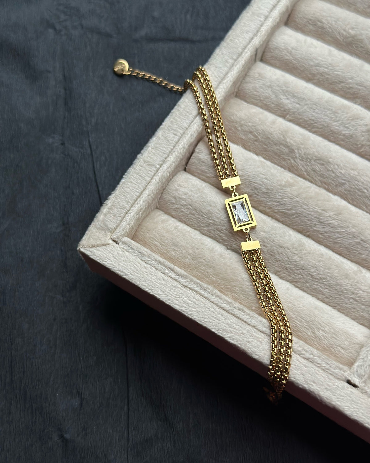 Crystal Accent Bracelet - Coco Pearls