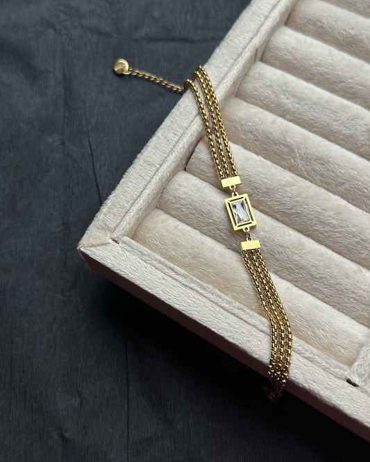 Crystal Accent Bracelet - Coco Pearls