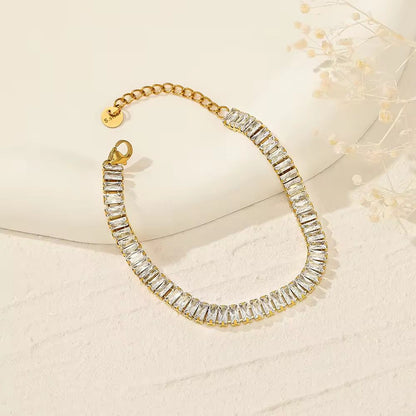 Crystal Glam Tennis Bracelet - Coco Pearls