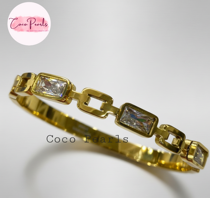 Crystal Linked Handcuff - Coco Pearls