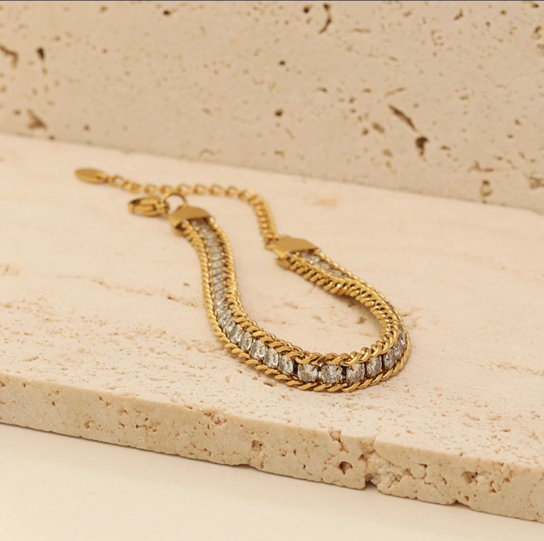 Diamond Luster Bracelet - Coco Pearls