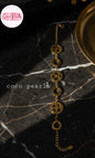 Gold Disc Bracelet