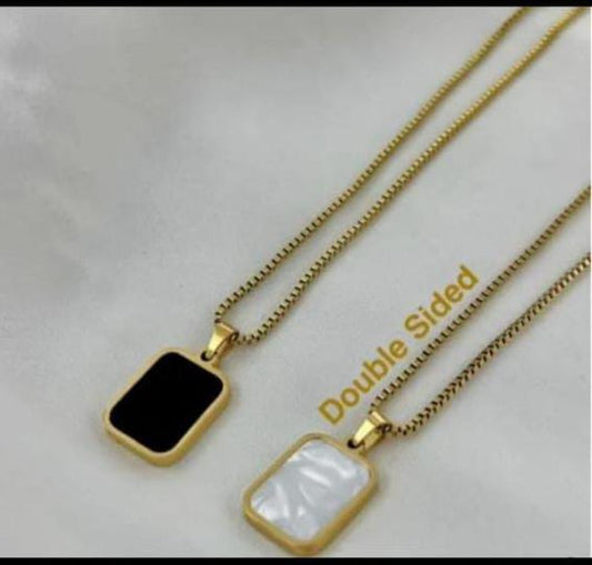Double Sided Necklace - Coco Pearls