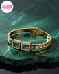 Emerald Dream Handcuff - Coco Pearls