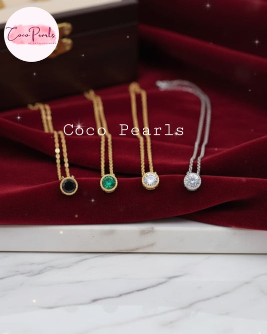 Milestone Glam Necklace - Coco Pearls