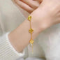 Golden Clover Bracelet - Coco Pearls