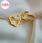 Heart Hooker Hoops - Coco Pearls