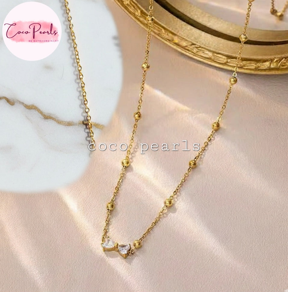 Luminous Bow Necklace