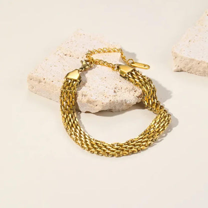 Mesh Majesty Bracelet - Coco Pearls