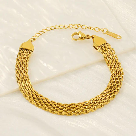 Mesh Majesty Bracelet - Coco Pearls