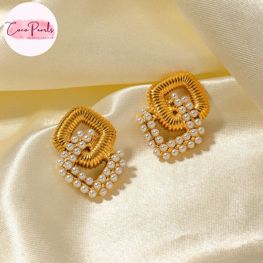 Pearl Cascade Earrings - Coco Pearls