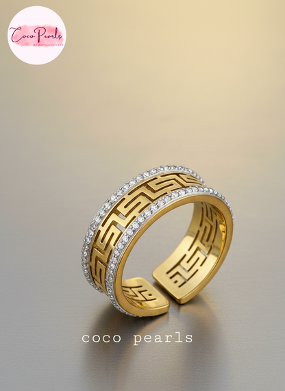 Greco Glam Ring (adjustable)