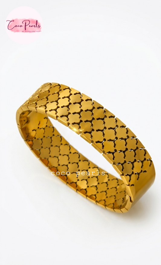Golden Mesh Duo Handcuff