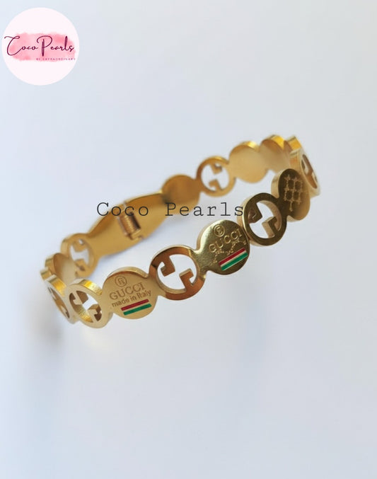 Round Harmony Handcuff - Coco Pearls