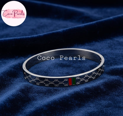 Silver Vibes handcuff - Coco Pearls