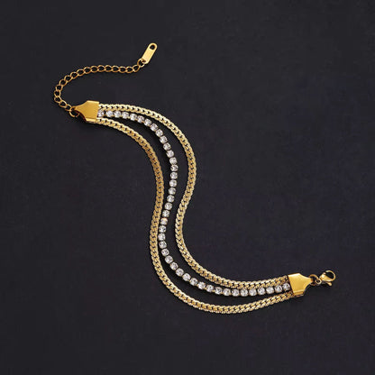 Sparkle Curve Bracelet - Coco Pearls
