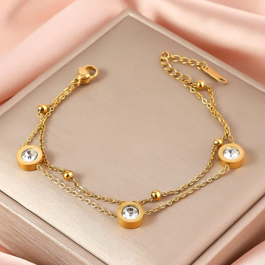 Sparkle Solitaire Bracelet - Coco Pearls