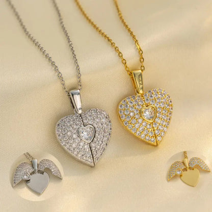 Twinkle Heart Necklace - Coco Pearls