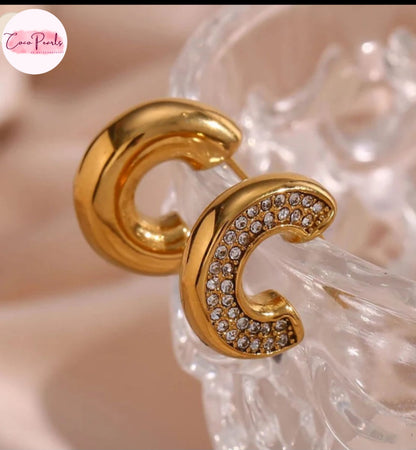 Twinkle Loop Earrings - Coco Pearls